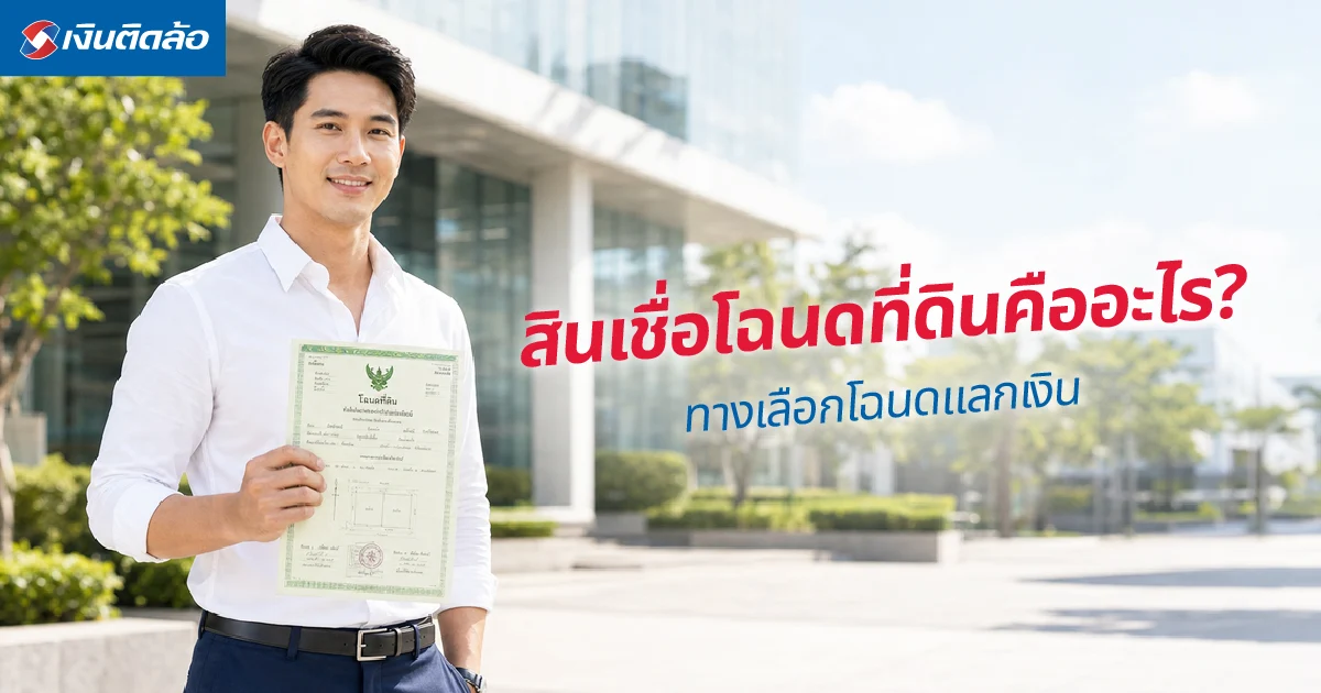 สินเชื่อโฉนดที่ดินคืออะไร? พร้อมวิธีสมัครโฉนดแลกเงิน